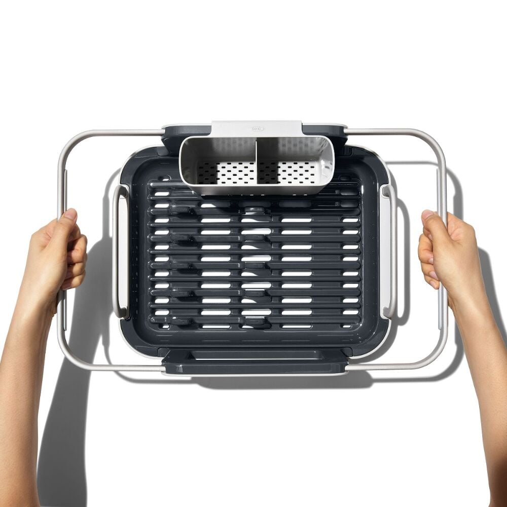 Over-the-sink Aluminum Dish Rack E4