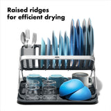 OXO Good Grips Aluminum Fold Flat Dish Rack M6