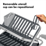 OXO Good Grips Aluminum Fold Flat Dish Rack M6