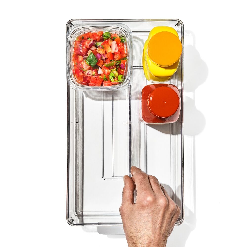 Adjustable Refrigerator Storage Bin P1