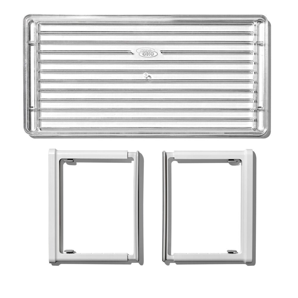 Adjustable Refrigerator Shelf Riser B4