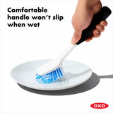 Dish Brush with Scraper H4