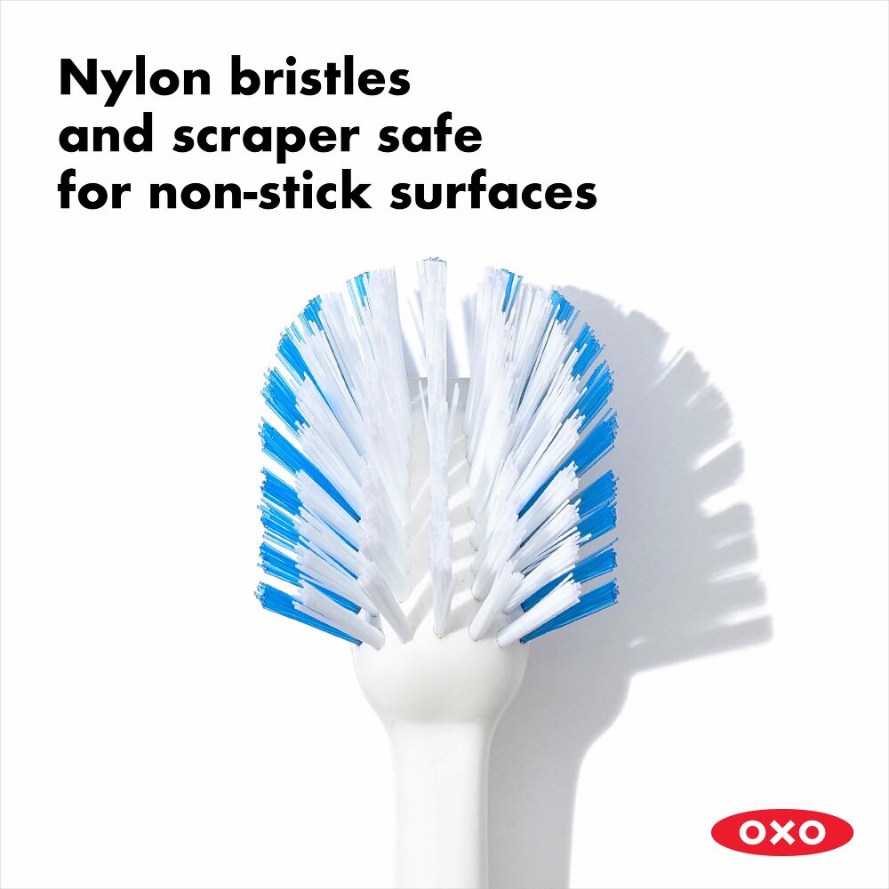 Dish Brush with Scraper E8