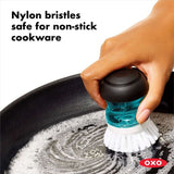 Soap Dispensing Palm Brush G2
