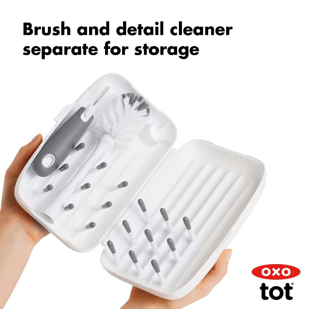 On-the-Go Drying Rack with Bottle Brush N6