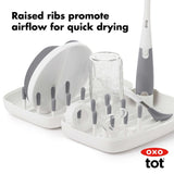 On-the-Go Drying Rack with Bottle Brush N6