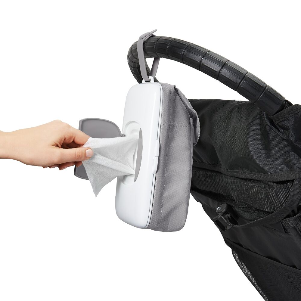On-the-Go Wipes Dispenser with Diaper Pouch V4