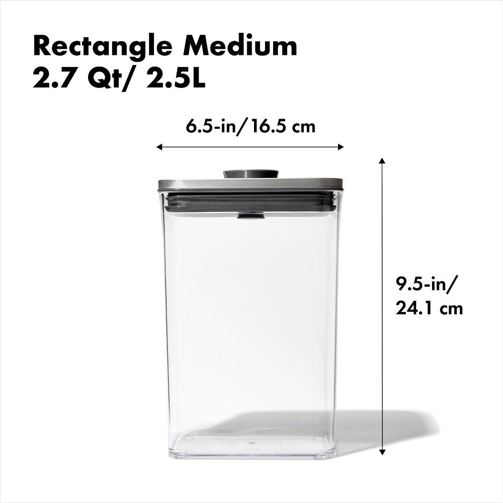 POP Container - Rectangle Medium (2.7 Qt/2.6 L) I2