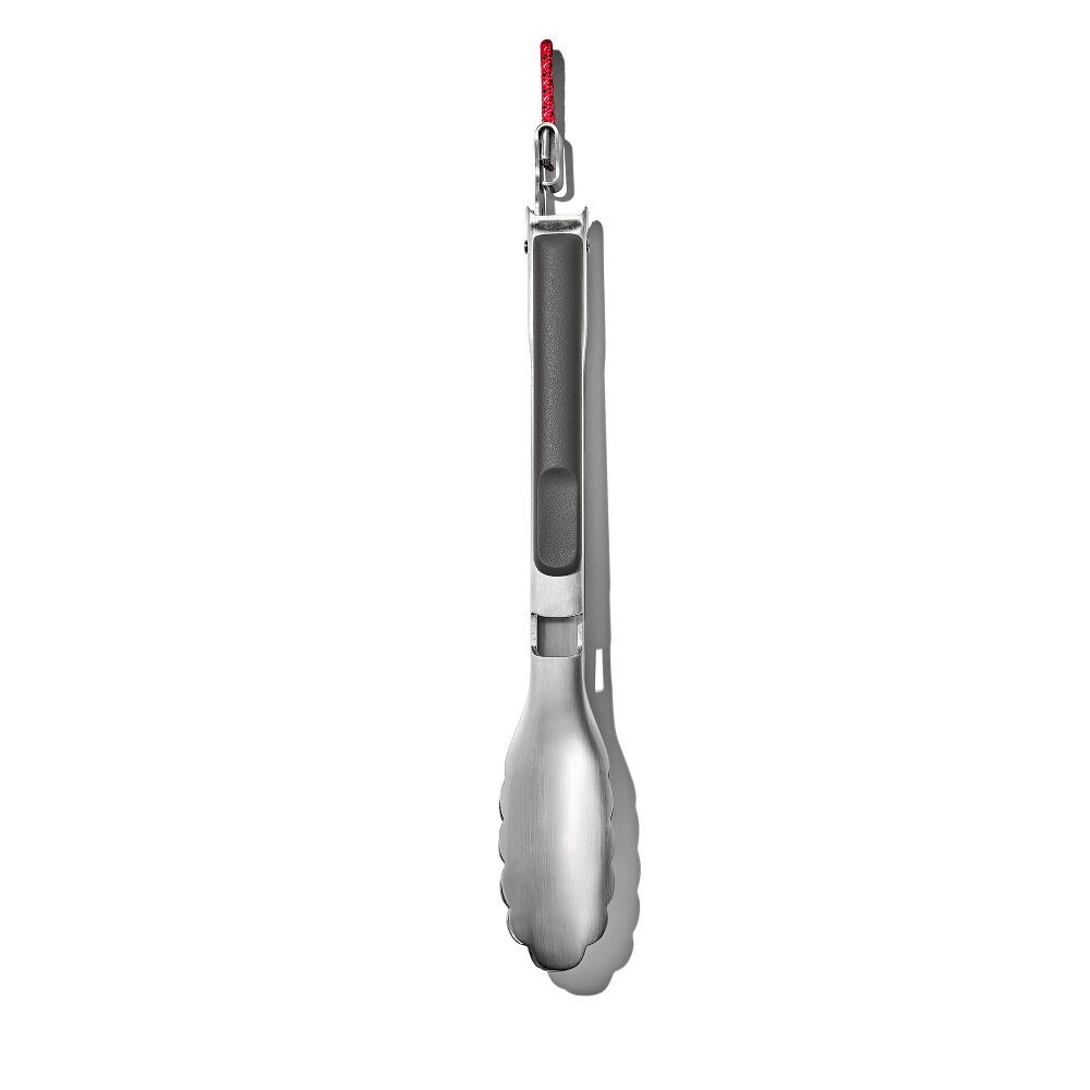 OXO Outdoor 10.5in Camp Stove Tongs with Bottle Opener B9