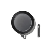 Outdoor 12-inch Carbon Steel Pan with Removable Handle P8