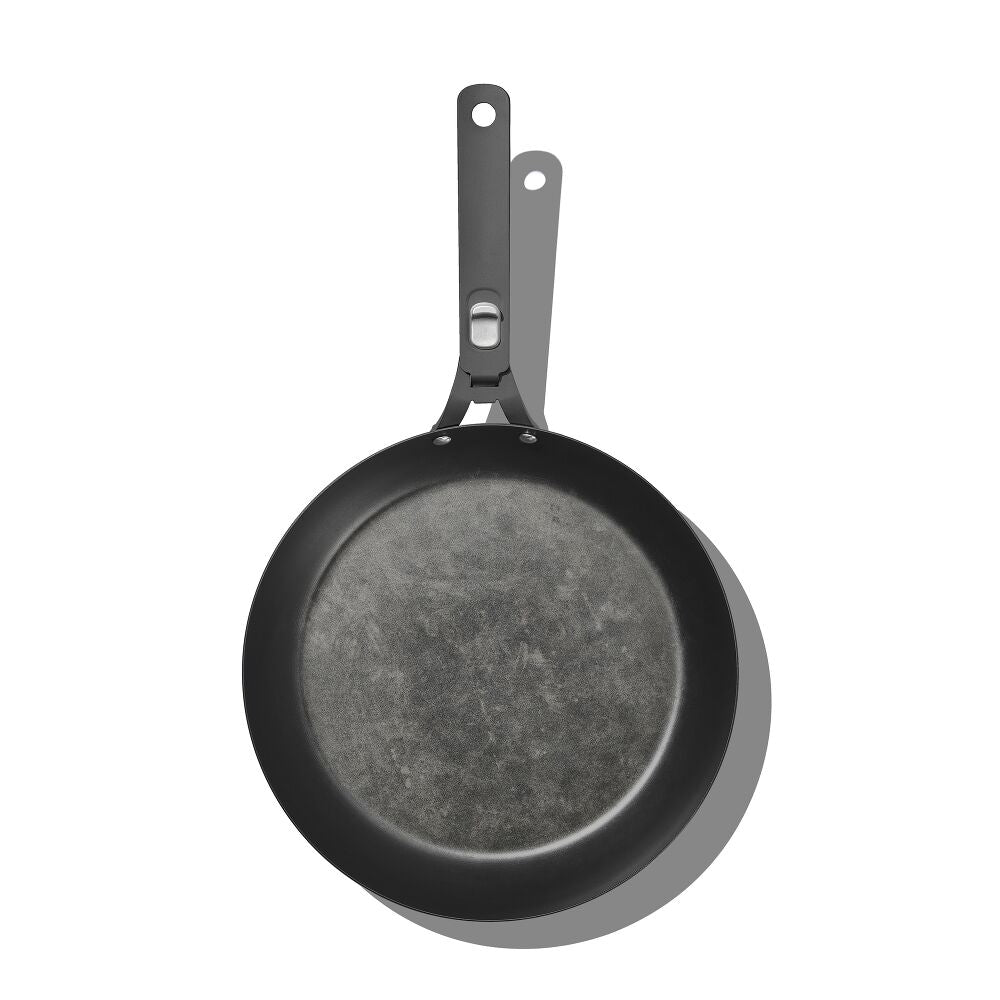 Outdoor 12-inch Carbon Steel Pan with Removable Handle P8