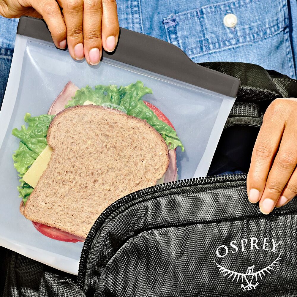 Outdoor Silicone Reusable Sandwich Bag (28 oz) H4