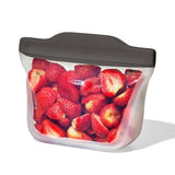 Outdoor Silicone Reusable Stand Up Snack Bag (12 oz) F1