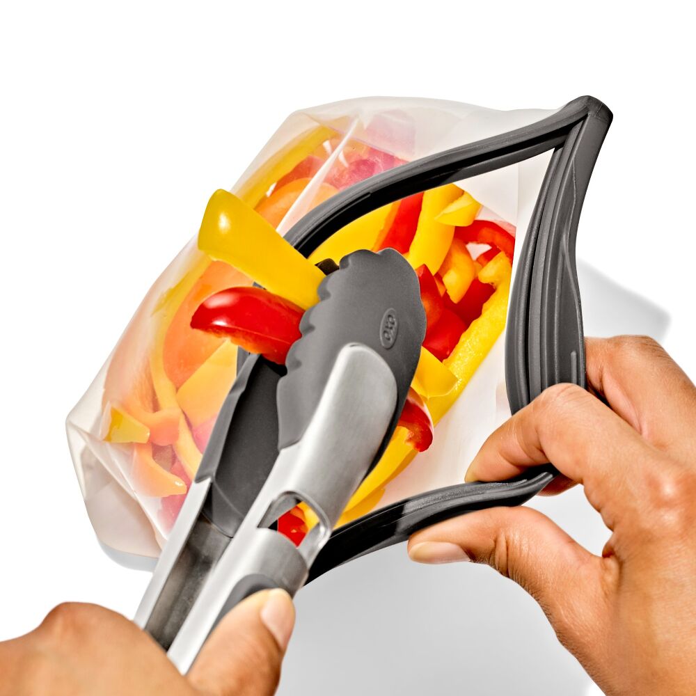 Outdoor Silicone Reusable Stand Up Bag Quart (32 oz) W6