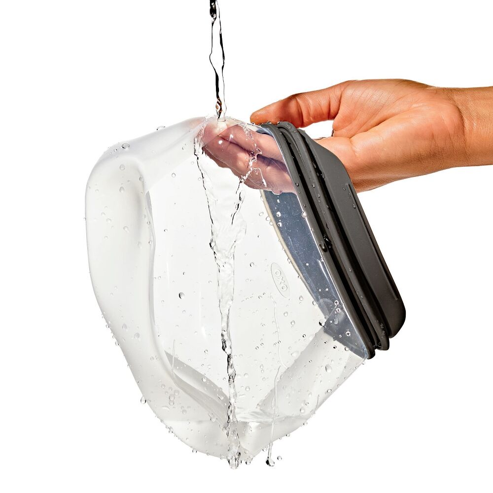 Outdoor Silicone Reusable Stand Up Snack Bag (12 oz) F1