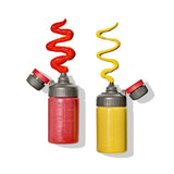 Outdoor 7-Piece Spice Shaker & Squeeze Bottle Set B8