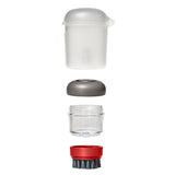 Outdoor Soap Dispensing Dish Brush with Storage Case N0