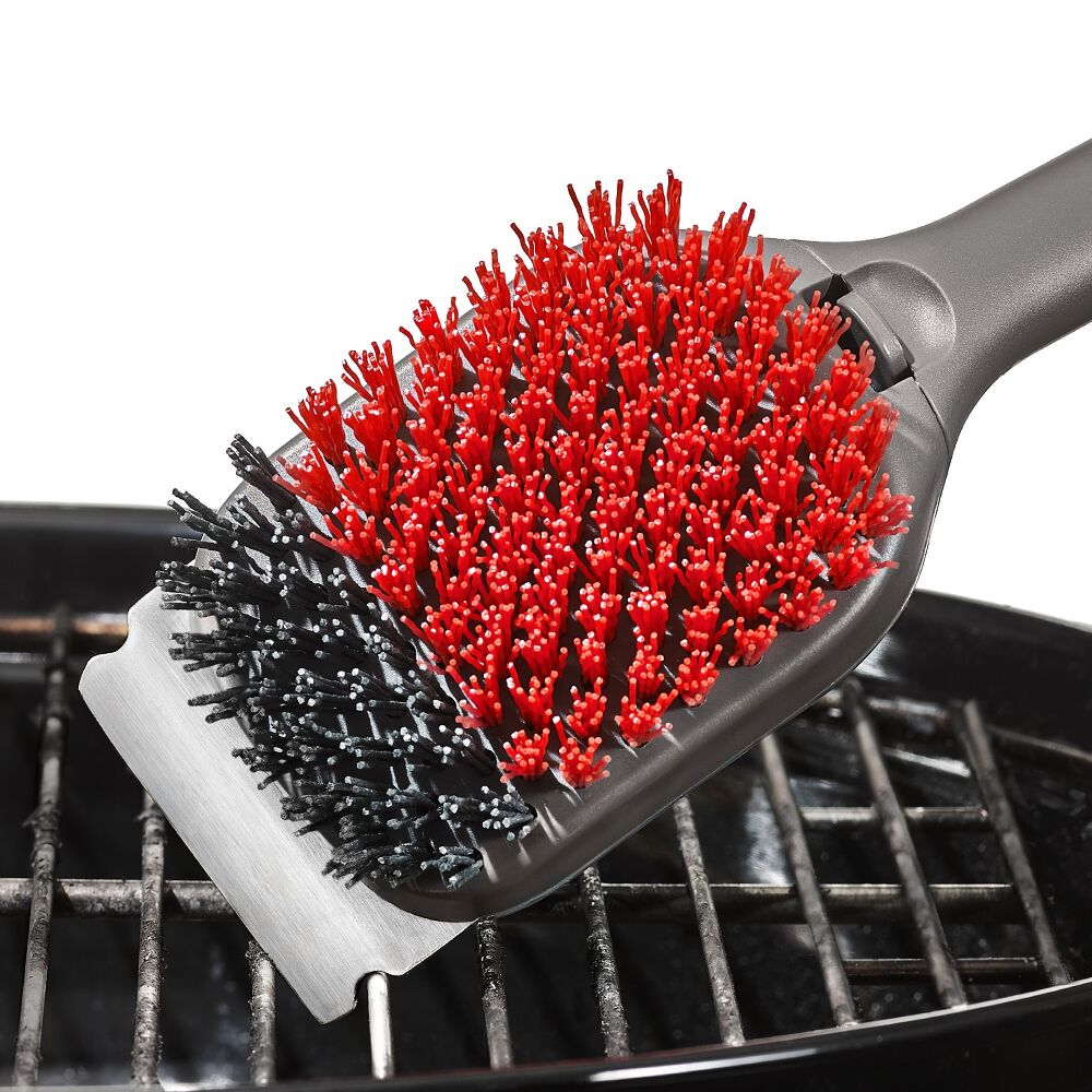 Outdoor Nylon Grill Brush Set of 2 Replacement Heads A7