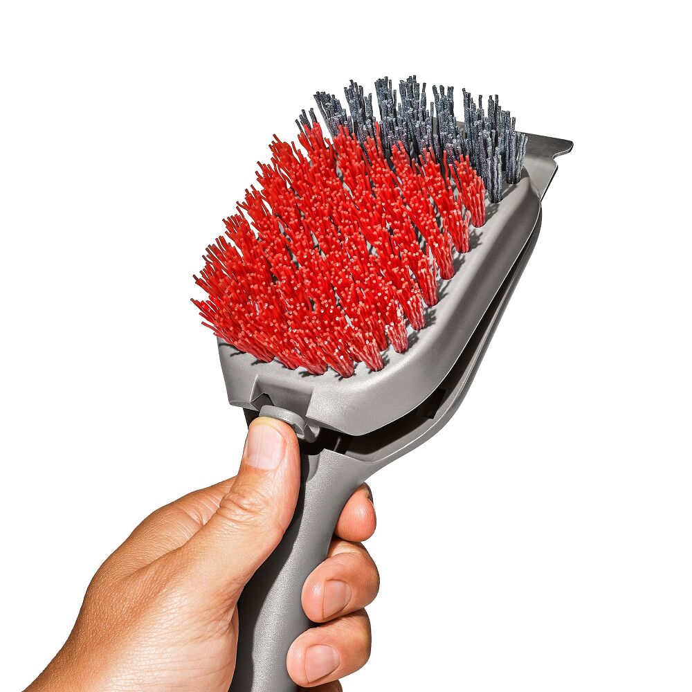 Outdoor Nylon Grill Brush Set of 2 Replacement Heads A7