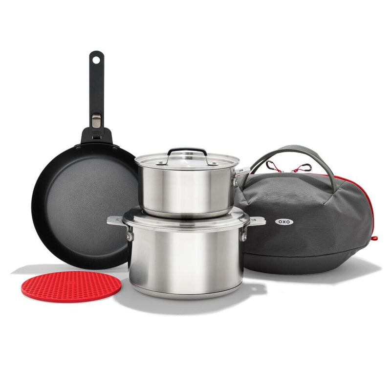 Outdoor Camp Cookware Set with Travel Bag R0