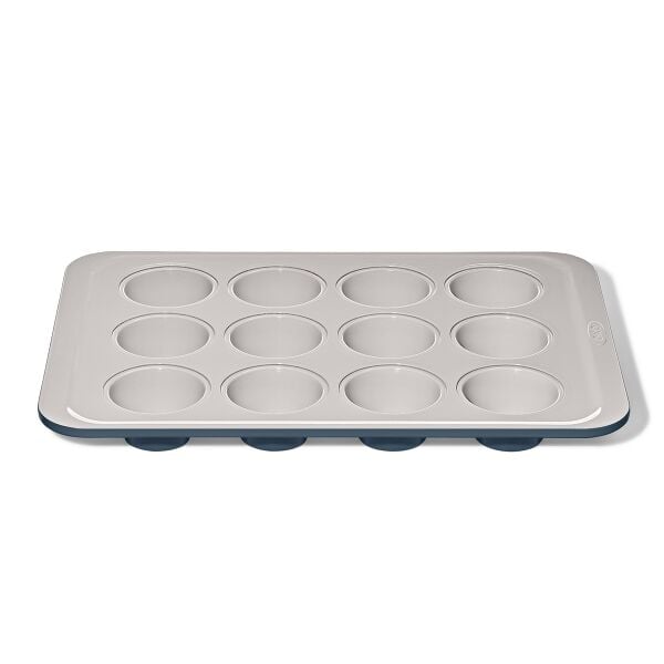 Non-Stick Pro Ceramic Coated Metal Bakeware 12 Cup Muffin Pan S8