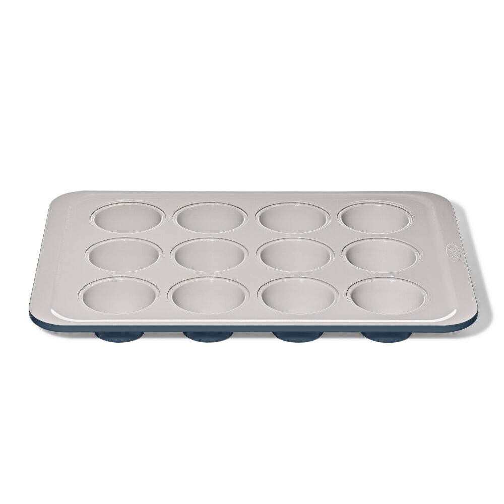 Non-Stick Pro Ceramic Coated Metal Bakeware 12 Cup Muffin Pan S8