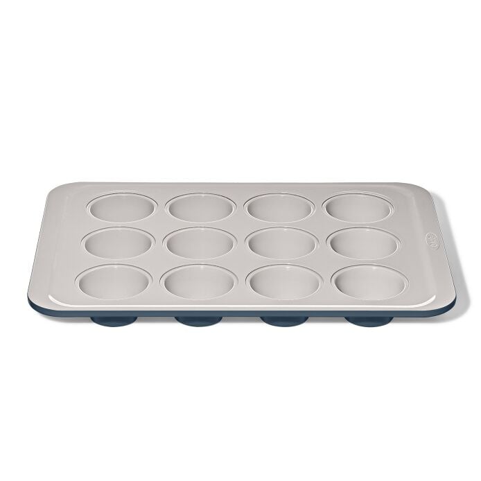 Non-Stick Pro Ceramic Coated Metal Bakeware 12 Cup Muffin Pan J9