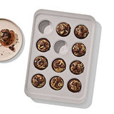 Non-Stick Pro Ceramic Coated Metal Bakeware 12 Cup Muffin Pan S8