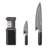 3-Piece Knife & Sharpener Set B9