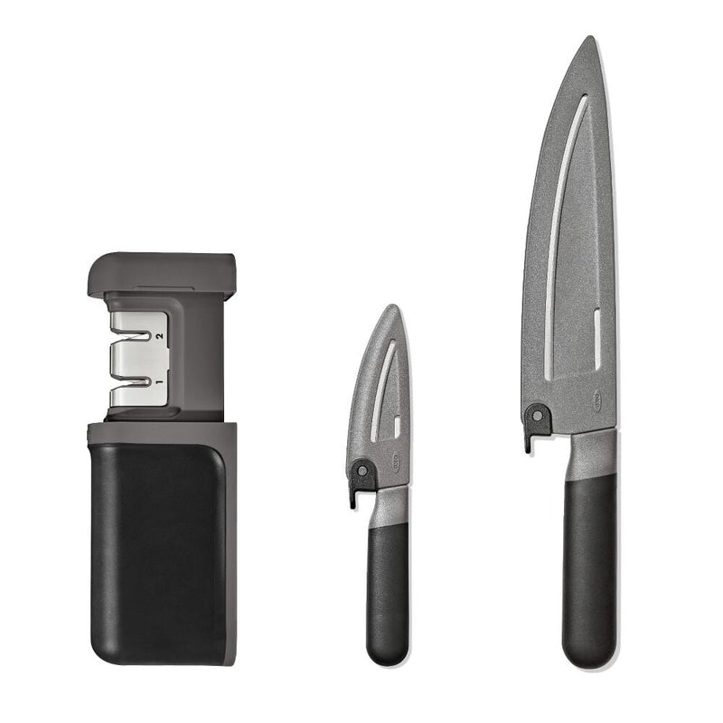 3-Piece Knife & Sharpener Set B9