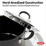 Non-Stick 6-Quart Stock Pot with Lid J8
