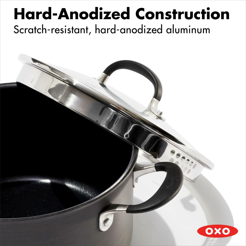 Non-Stick 6-Quart Stock Pot with Lid J8