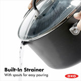 Non-Stick 6-Quart Stock Pot with Lid J8