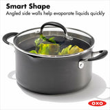 Non-Stick 6-Quart Stock Pot with Lid J8