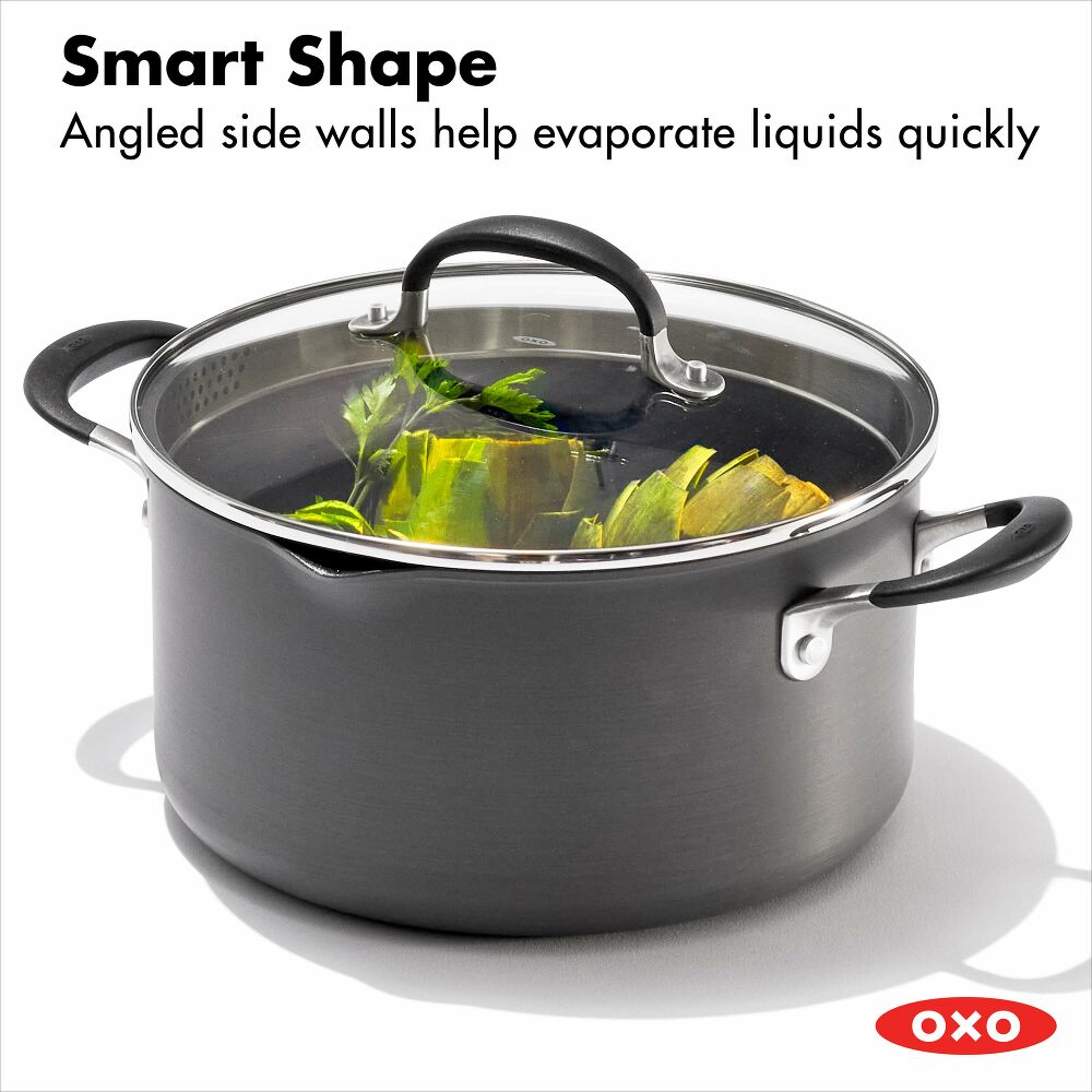 Non-Stick 6-Quart Stock Pot with Lid J8