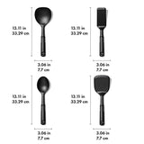 4-Piece Nylon Mini Utensil Set G0