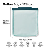 Silicone Reusable Bag - Gallon Bag (128 oz) - Lagoon Z2