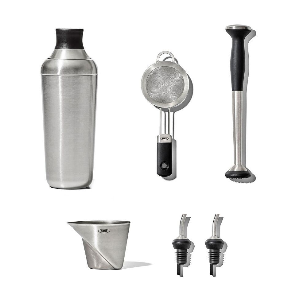 Steel 6-Piece Barware Set K1