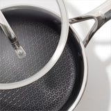 Trident Hybrid Non-Stick Stainless Steel 2.5 Qt Saucepan with Lid D5