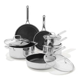 Trident Hybrid Non-Stick Stainless Steel 10-Piece Set D8