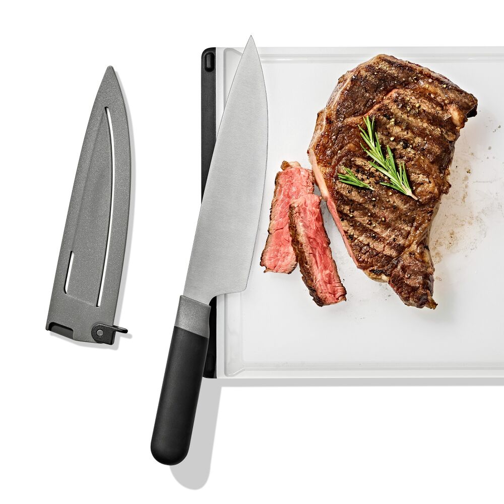 8 in Chefs Knife with Locking Sheath S7
