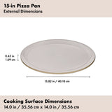 Non-Stick Pro Ceramic Coated Metal Bakeware 15” Pizza Pan Q7