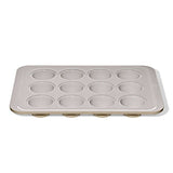 Non-Stick Pro Ceramic Coated Metal Bakeware 12 Cup Muffin Pan J9