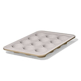 Non-Stick Pro Ceramic Coated Metal Bakeware 12 Cup Muffin Pan S8