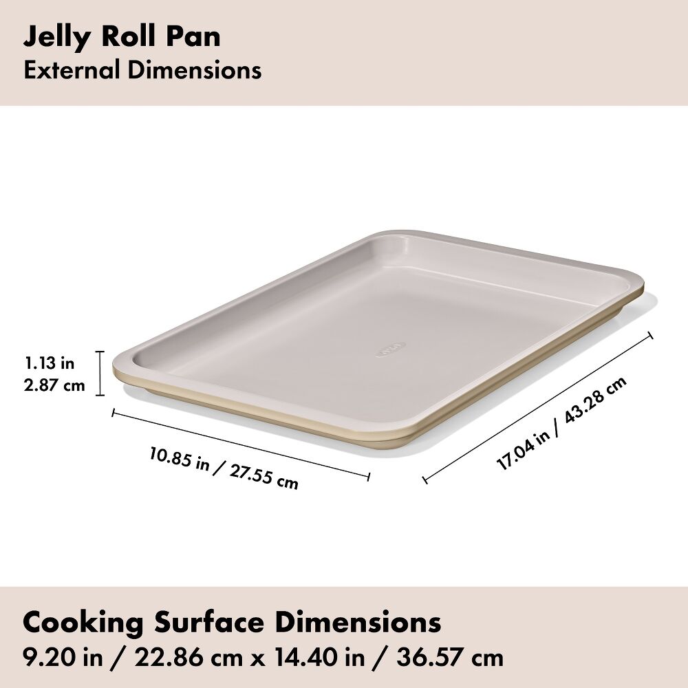 Non-Stick Pro Ceramic Coated Metal Bakeware Jelly Roll Pan I5