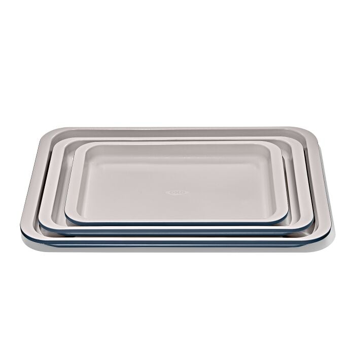 Non-Stick Pro Ceramic Coated Metal Bakeware 3 Pc Set M3
