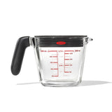 2 Cup Glass Measuring Cup with Lid S7