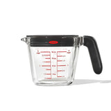 2 Cup Glass Measuring Cup with Lid S7