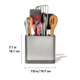 Adjustable Stainless Steel Utensil Holder - Large C3