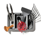 Adjustable Stainless Steel Utensil Holder - Large C3